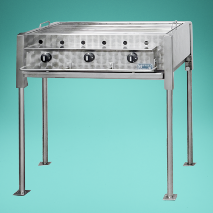 Grill, Gas, als Rostgrill, 8 mm Grillstäbe (23), ohne Gas HxBxT 29x80x49 cm