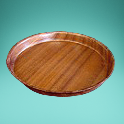 Serviertablett rutschfest, braun Ø 33,5 cm