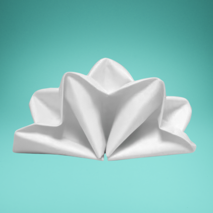 Mundserviette, weiß 50x50 cm