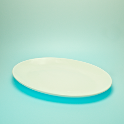 Platte, oval 35 cm Jade