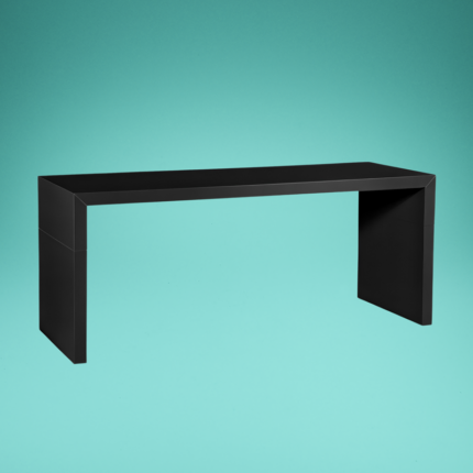 Brückentisch 750, schwarz HxBxT 75x180x70 cm, seidenmatt lackiert