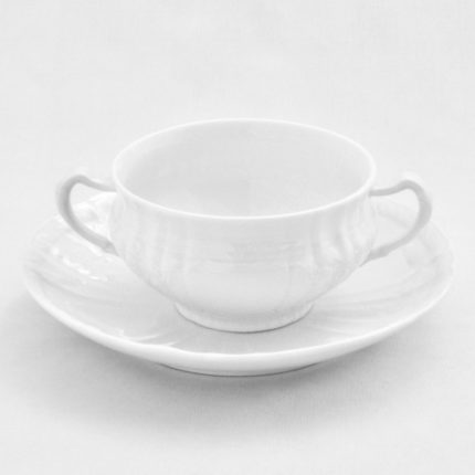 Suppentasse mit Untertasse ROCAILLE KPM