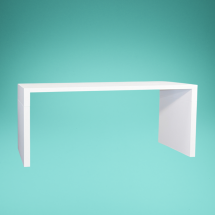 Brückentisch 750, weiß HxBxT 75x120x70 cm, seidenmatt lackiert