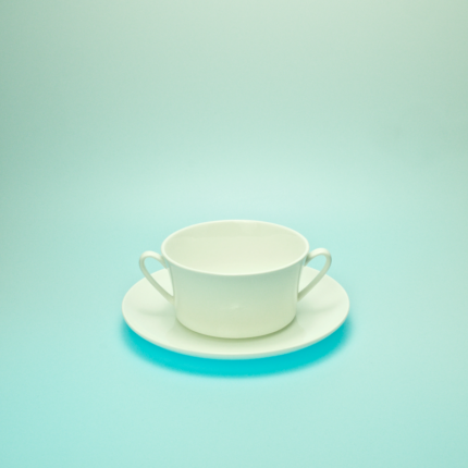 Suppentasse mit Untertasse 0,35 l Jade