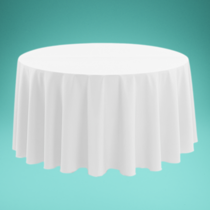 Tischtuch 'Gala', weiß Ø 300cm