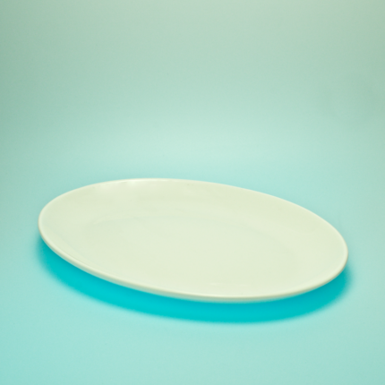 Platte, oval 30 cm Jade