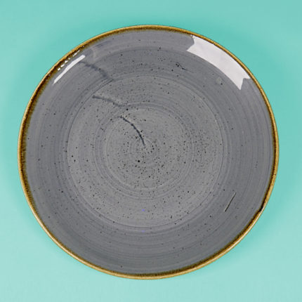 Coupe Teller (handmade), 26 cm, Evolve, Blueberry Stonecast - Churchill