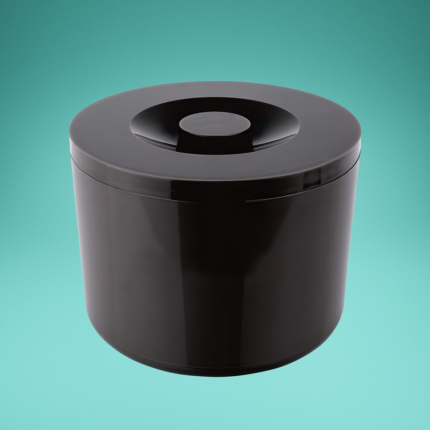 Eiseimer / Eisbehälter, schwarz, 10 l