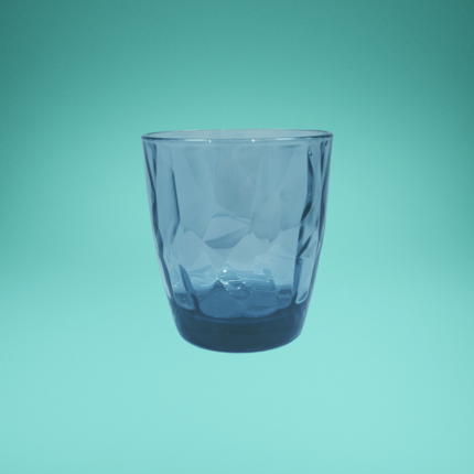Whisky Tumbler / Wasserglas / Wasserbecher, 0,3 l, "Diamond Rock" Farbe: Ocean Blue