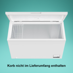 Zusätzliches Bild fürKühl- und Gefriertruhe, weiß, Klappdeckel, Inhalt 299 Liter, Temperaturbereich -24° bis +8° variabel einsetzbar